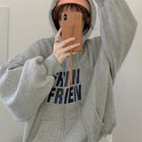 カレッジロゴパーカー裏起毛レディース | Miniministore | 詳細画像8