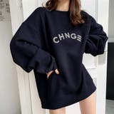 スウェット 裏起毛 英字ロゴ トレーナー | Miniministore | 詳細画像10