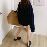 スウェット 裏起毛 英字ロゴ トレーナー | Miniministore | 詳細画像11