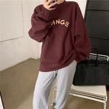 スウェット 裏起毛 英字ロゴ トレーナー | Miniministore | 詳細画像13
