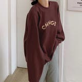スウェット 裏起毛 英字ロゴ トレーナー | Miniministore | 詳細画像14