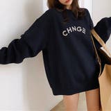 スウェット 裏起毛 英字ロゴ トレーナー | Miniministore | 詳細画像9