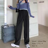セミワイドパンツ レディース オフィス | Miniministore | 詳細画像5