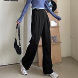 セミワイドパンツ レディース オフィス | Miniministore | 詳細画像6