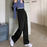 セミワイドパンツ レディース オフィス | Miniministore | 詳細画像7