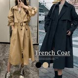 春秋 トレンチコート レディース ロング | Miniministore | 詳細画像1