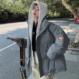 フーデッド エコダウンジャケット重ね着風 | Miniministore | 詳細画像15 