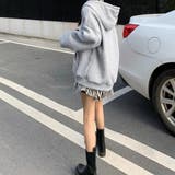 裏起毛 スウェットパーカー レディース | Miniministore | 詳細画像9