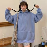 裏起毛パーカー レディース 韓国風秋冬 | Miniministore | 詳細画像17
