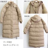 フード付きキルティングコート レディース | Miniministore | 詳細画像3