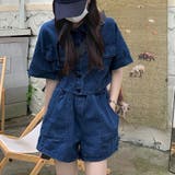 デニムセットアップ カジュアル上下セット | Miniministore | 詳細画像2