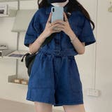 デニムセットアップ カジュアル上下セット | Miniministore | 詳細画像5