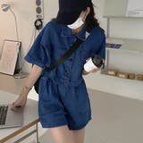 デニムセットアップ カジュアル上下セット | Miniministore | 詳細画像6