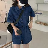 デニムセットアップ カジュアル上下セット | Miniministore | 詳細画像7