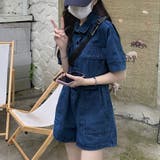 デニムセットアップ カジュアル上下セット | Miniministore | 詳細画像9