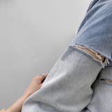 ダメージ デニムパンツ ハイウエスト韓国 | Miniministore | 詳細画像8 