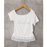 オフショルTロゴtシャツ肩リボントップス | Miniministore | 詳細画像26