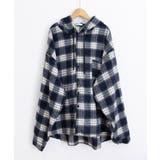 チェック柄フーデッドシャツレディース秋冬 | Miniministore | 詳細画像35