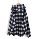 チェック柄フーデッドシャツレディース秋冬 | Miniministore | 詳細画像36