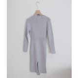 リブニットタイトワンピースウエストベルト | Miniministore | 詳細画像24 