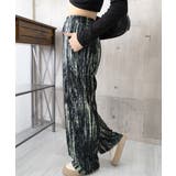 水墨風ワイドパンツ 薄手ドレープパンツ夏 | Miniministore | 詳細画像20 