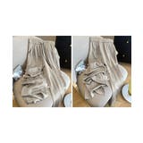 水墨風ワイドパンツ 薄手ドレープパンツ夏 | Miniministore | 詳細画像27 