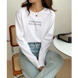 ロゴプリント長袖TシャツレディースロンT | Miniministore | 詳細画像14 