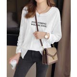 ロゴプリント長袖TシャツレディースロンT | Miniministore | 詳細画像15 