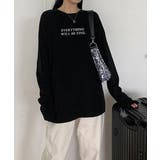 ロゴプリント長袖TシャツレディースロンT | Miniministore | 詳細画像19 