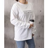 ロゴプリント長袖TシャツレディースロンT | Miniministore | 詳細画像24 