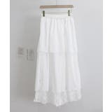 ティアードロングスカート白レーススカート | Miniministore | 詳細画像28 