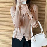 ダブルジップニットカーディガンショート丈 | Miniministore | 詳細画像9