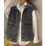 ベスト レディースデニムベスト 韓国ジレ | Miniministore | 詳細画像9 