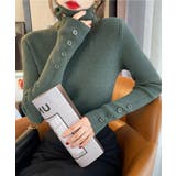 ハイネックニットトップス 長袖ニットソー | Miniministore | 詳細画像10 