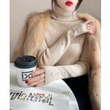 ハイネックニットトップス 長袖ニットソー | Miniministore | 詳細画像2 