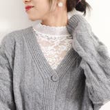 ホワイト | 付け襟 花柄レース インナートップス韓国 | Miniministore