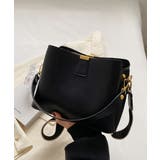 ブラック | ショルダーバッグ 3wayバケットバッグ | ANGELCLOSET
