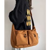 キャメル | マルチポケットショルダーバッグナイロン鞄 | Miniministore