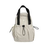 アイボリー | ミニリュック2wayナイロンバッグ小さめ | Miniministore