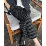 ロング*ダークグレー | ギンガムチェックパンツ レディース 春夏 | SUNSHINE CLOSET