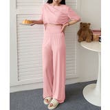 ピンク | 半袖ルームウェアセットアップ レディース | Miniministore