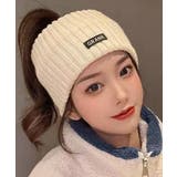 アイボリー | ニットヘアバンド 幅広 ヘアターバン洗顔 | Miniministore