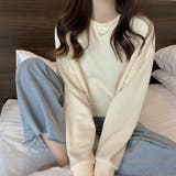 ベージュ | スウェットトレーナー 長袖 レディース | Miniministore
