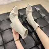 アイボリー | ショートブーツ レディース 美脚ブーティ | ANGELCLOSET