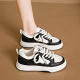 ブラック | 厚底スニーカー レディース ローカット | SUNSHINE CLOSET