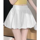 ホワイト | バルーンキュロット レディースショーパン | ANGELCLOSET
