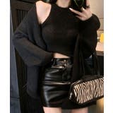 ブラック | ゆったり長袖ニットカーディガン 秋冬セットアップレディース無地ニットトップス レ… | SUNSHINE CLOSET