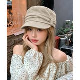アイボリー | クラシカルつば付きワークキャップサイズ調節可能 シンプル無地大人カジュアルぼうし… | SUNSHINE CLOSET
