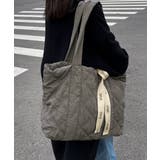 グレー | キルティングバッグ トートバッグ 大容量 | Miniministore