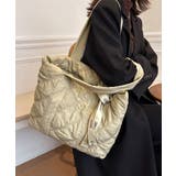 ベージュ | キルティングバッグ トートバッグ 大容量 | Miniministore